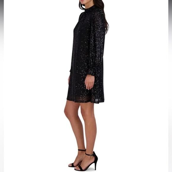 Julia Jordon Stretch Sequin Trapeze Dress - Picture 10 of 10